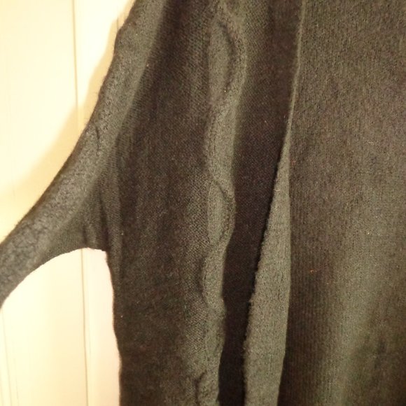 NWT ORIGINAL USA Open Long Sleeve Cardigan w/Swirly Design S/M Black - Picture 7 of 13